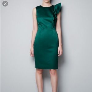 Zara Emerald Green Dress - size M